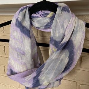 Purple Patterned American Eagle Infinity Scarf